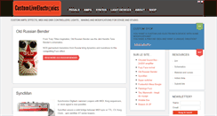 Desktop Screenshot of customliveelectronics.com